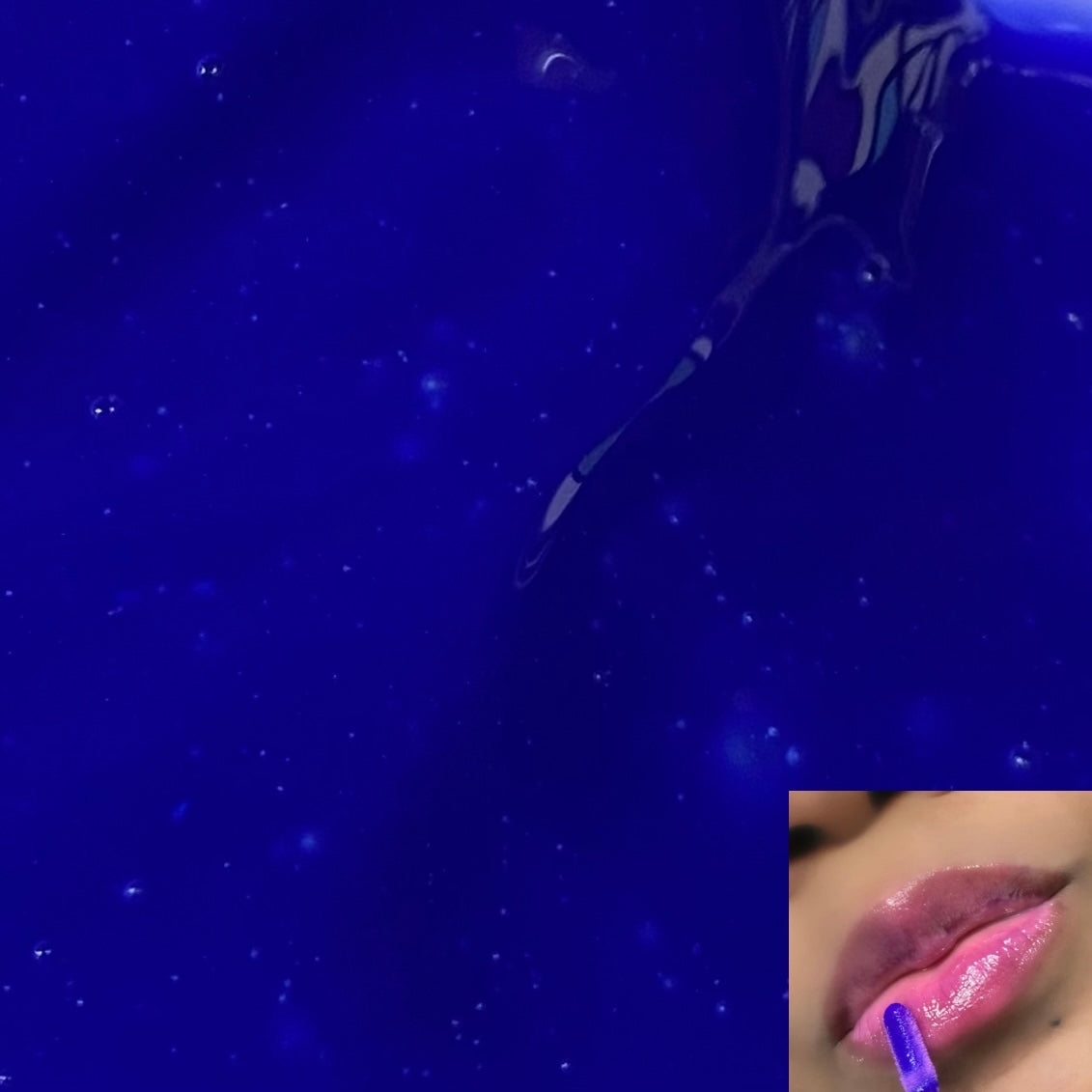 MBV color changing blue lip gloss wholesale