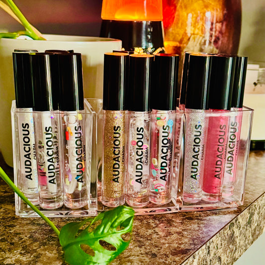 Audacious Charm - Glitter Lip Gloss | Pre-Filled & Branded - Made By Valencia