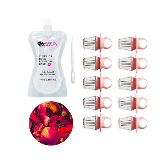 Lip Gloss Kit | Rose Ring - Made By Valencia