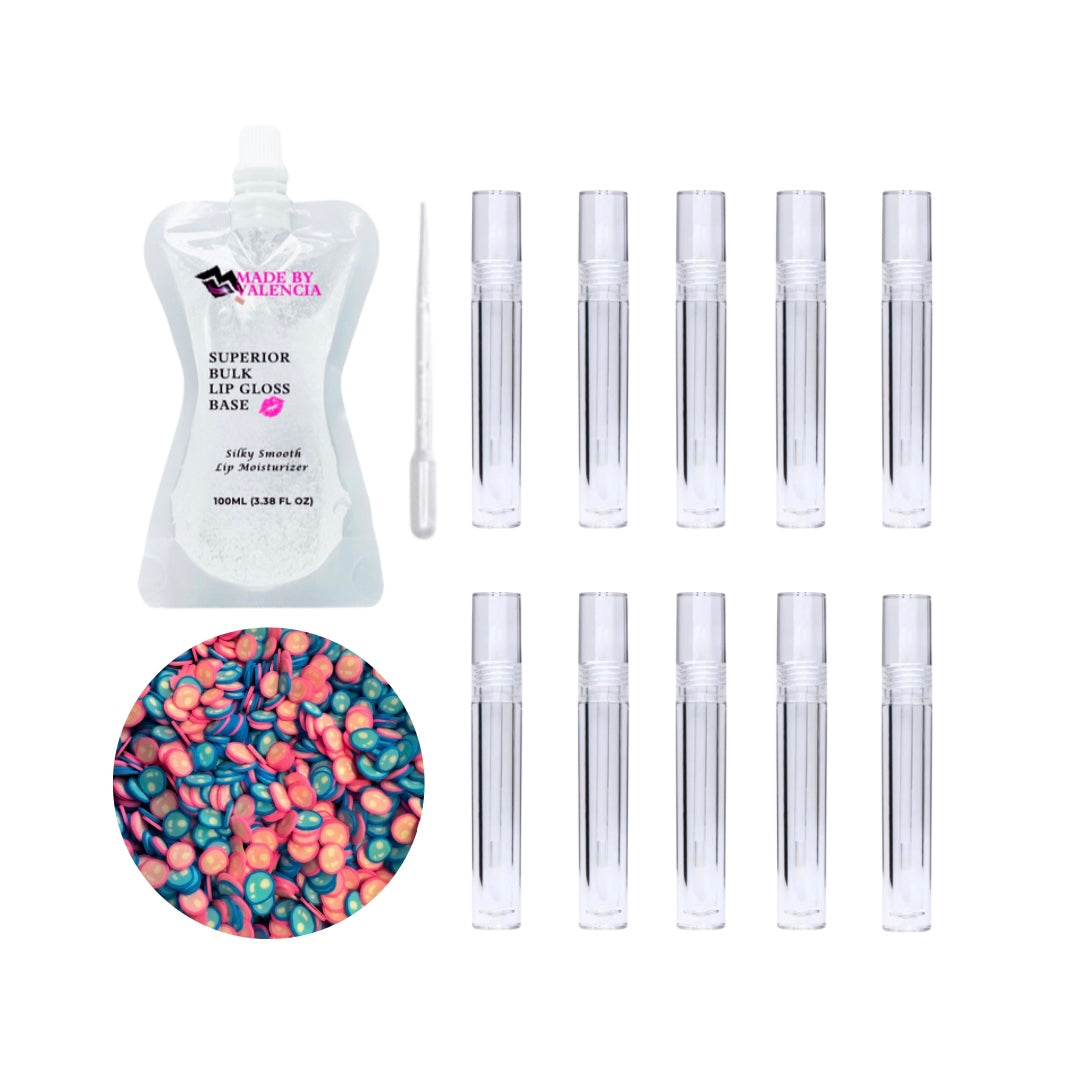 Lip Gloss Kit | Bubble Gum - Made By Valencia
