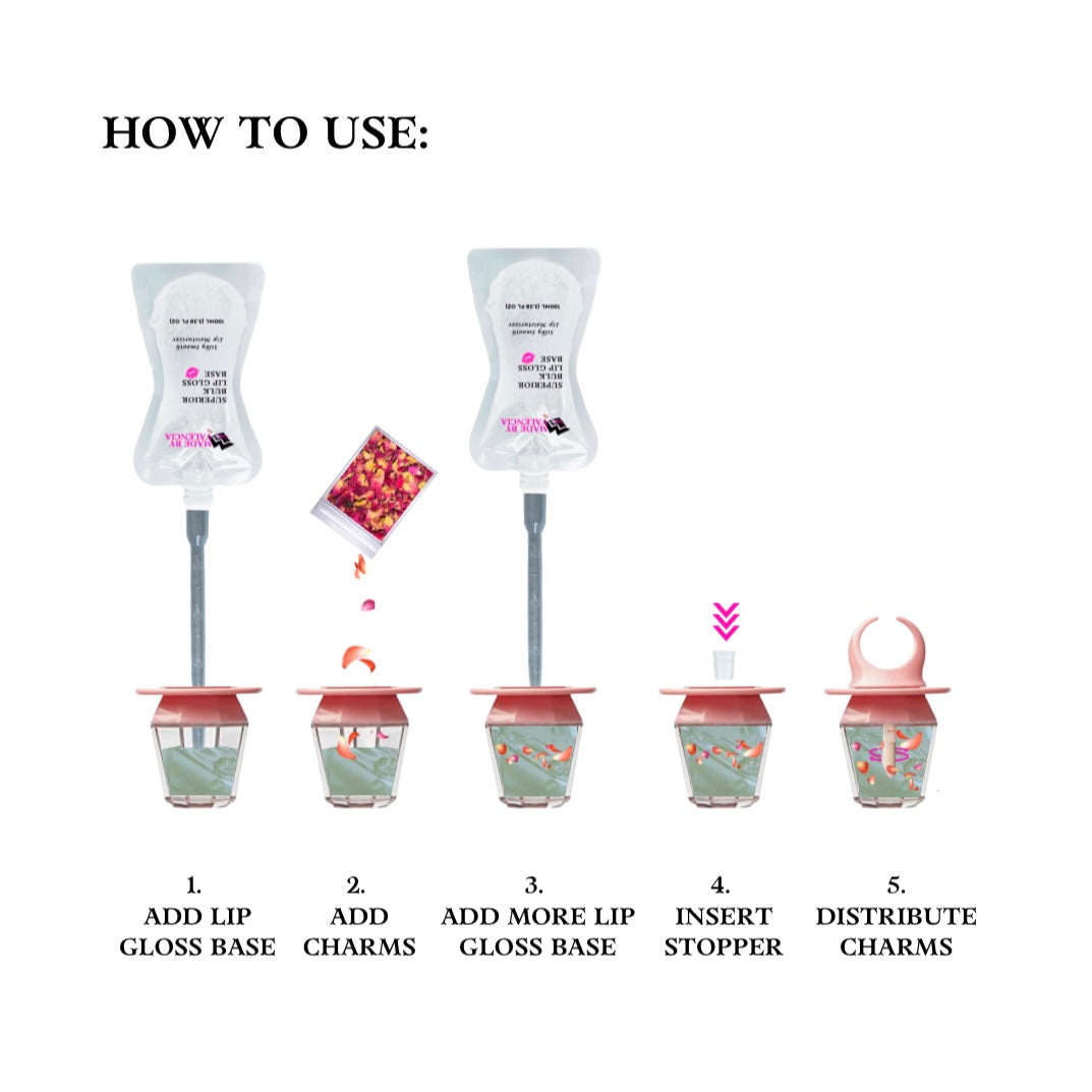 Lip Gloss Kit | Rose Ring - Made By Valencia