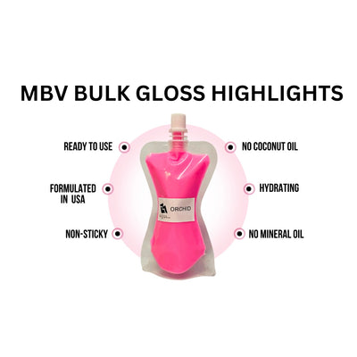 MBV Bulk Pink Lip Gloss Base | Lotus - Made By Valencia