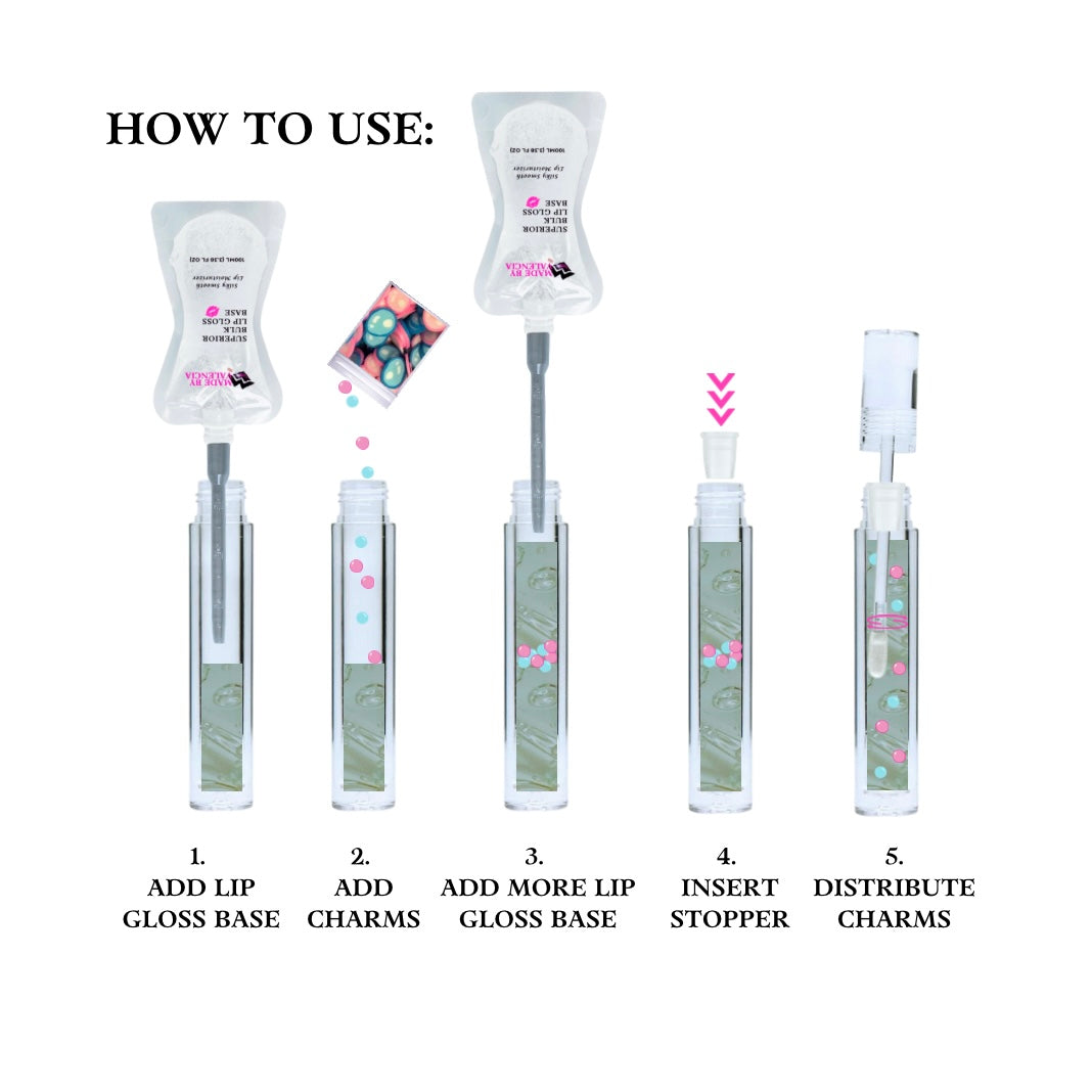 Lip Gloss Kit | Bubble Gum - Made By Valencia