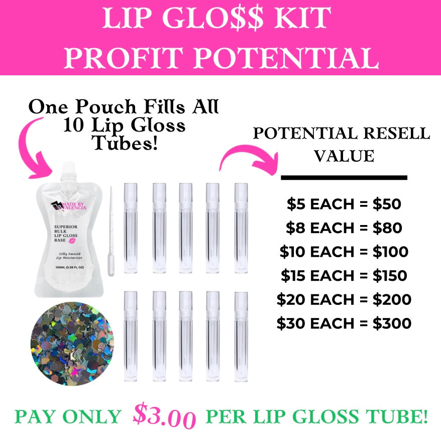 Lip Gloss Kit | GlossBae Love - Made By Valencia