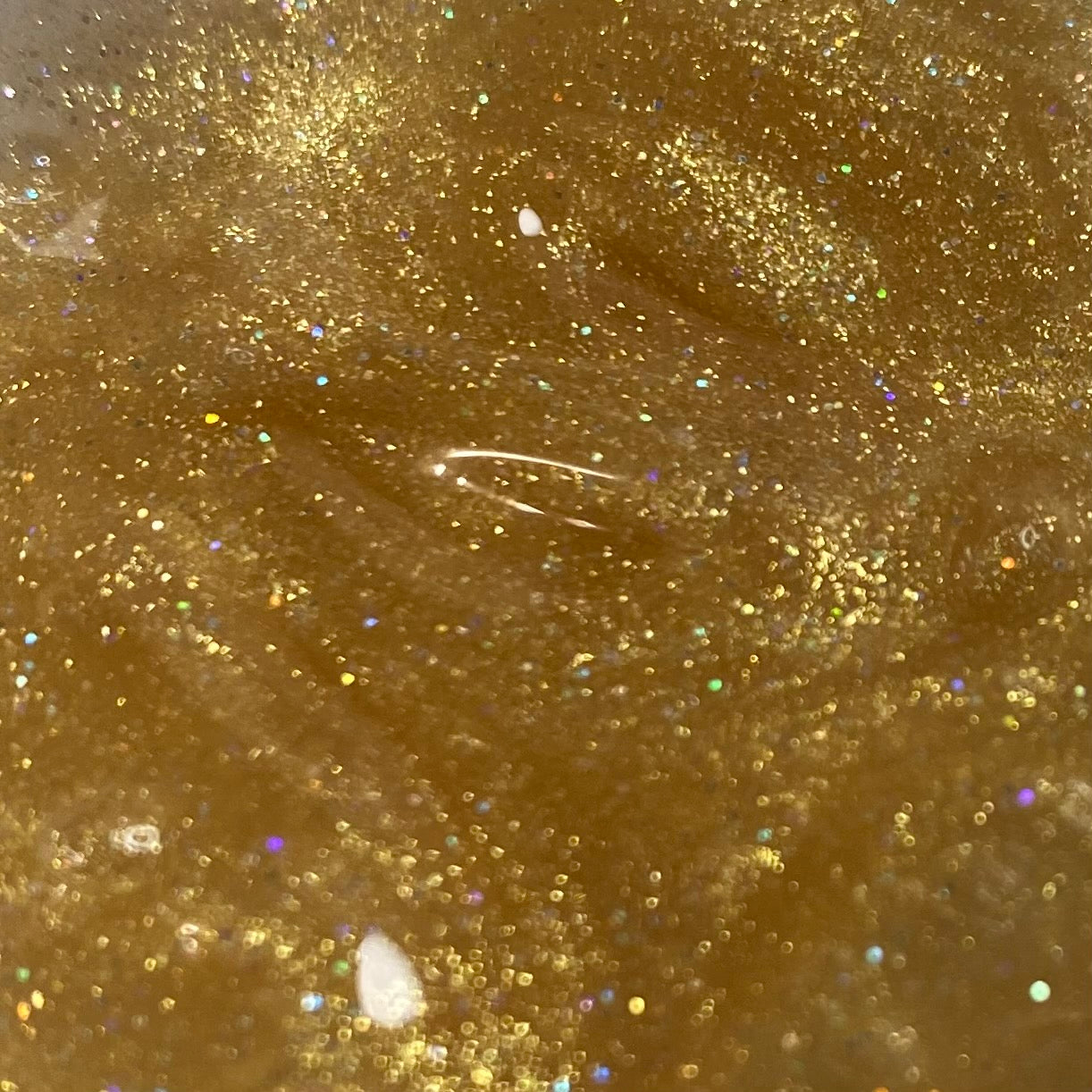 lip gloss, gold holographic glitter, wholesale, MBV Treasure