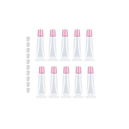Small Pink Lip Gloss Squeeze Tube Bundle | 10 Empty | 8mL - Made By Valencia 