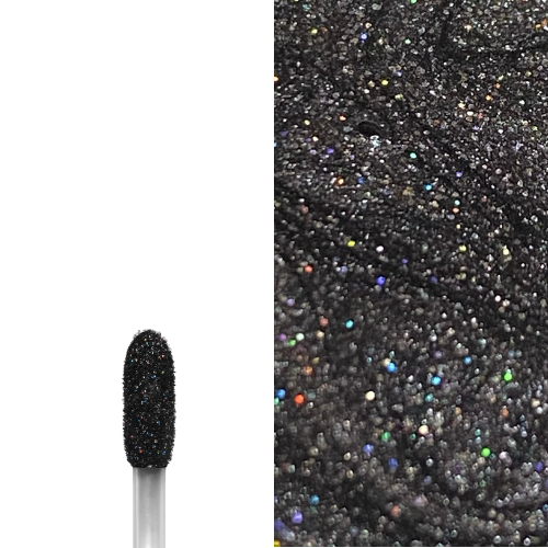 Black Holographic Glitter Lip Gloss Mini | Dazzle