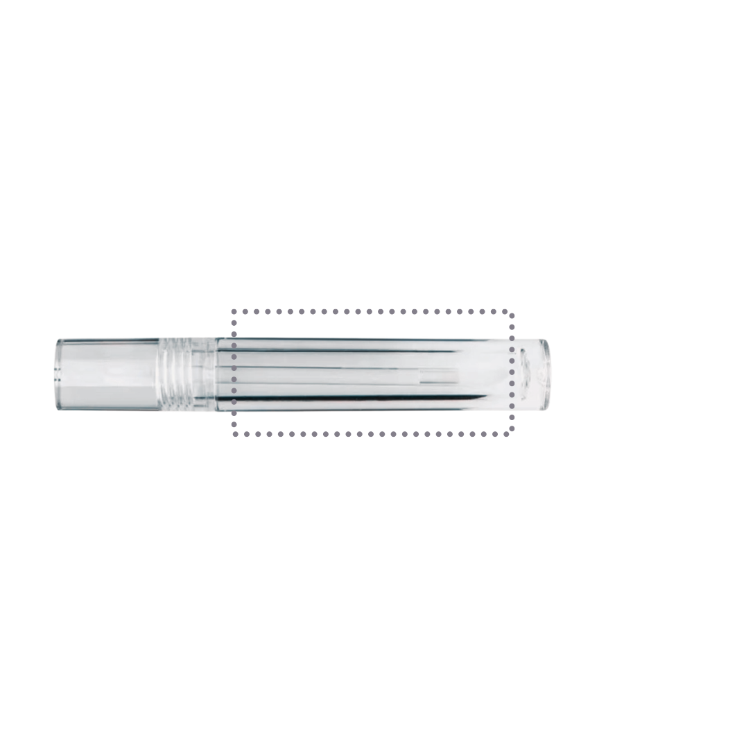 Lip Gloss Tube Logo Labels | 10 stickers - Made By Valencia 