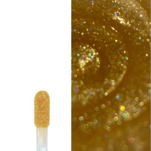 Gold Holographic Lip Gloss Mini | Treasure