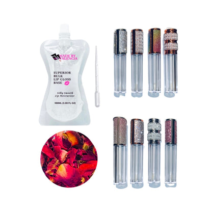 MBV Premium Rose Lip Gloss Kit - Made By Valencia 