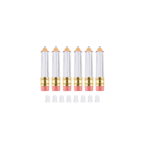 Pencil Lip Gloss Tube Bundle | 6 Empty | 5mL