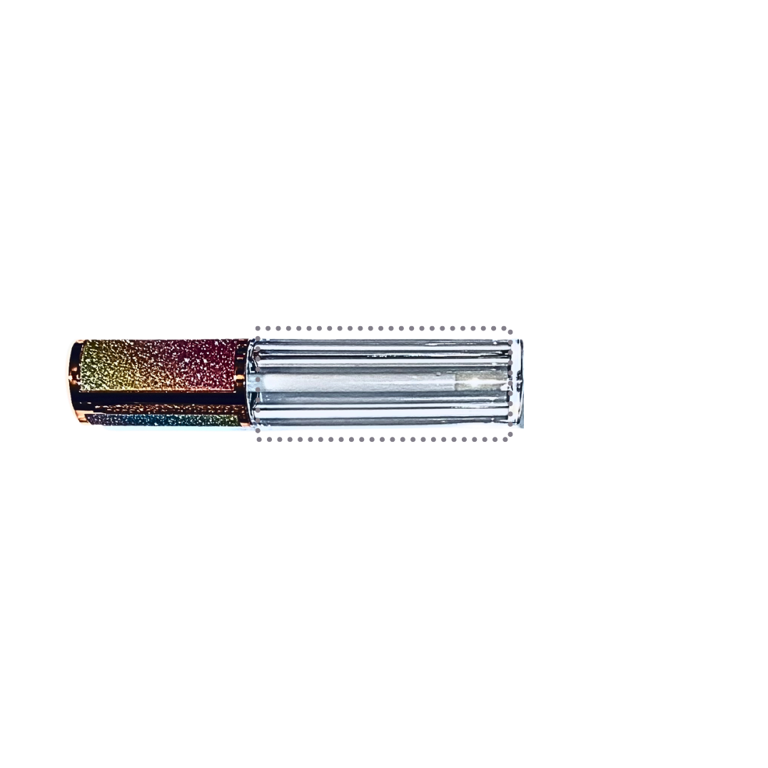 Lip Gloss Tube Logo Labels | 100 stickers - Made By Valencia 