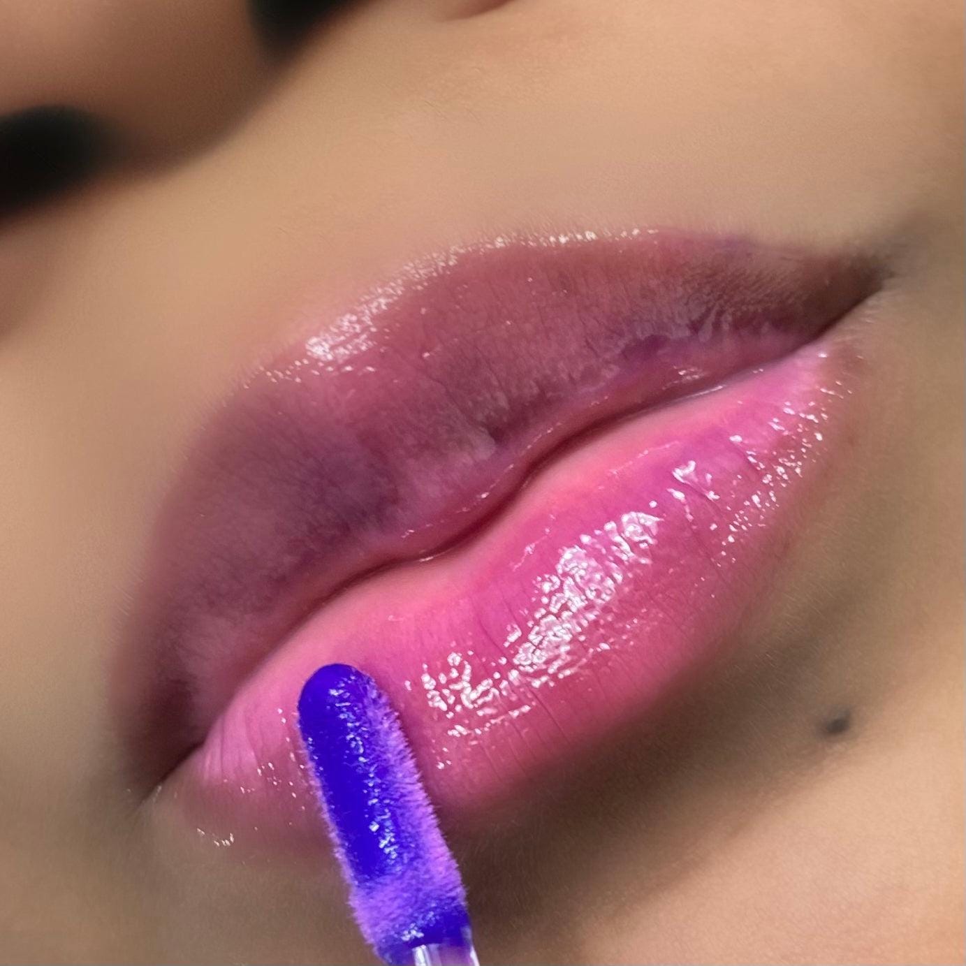 Blue Color Changing Lip Gloss Mini