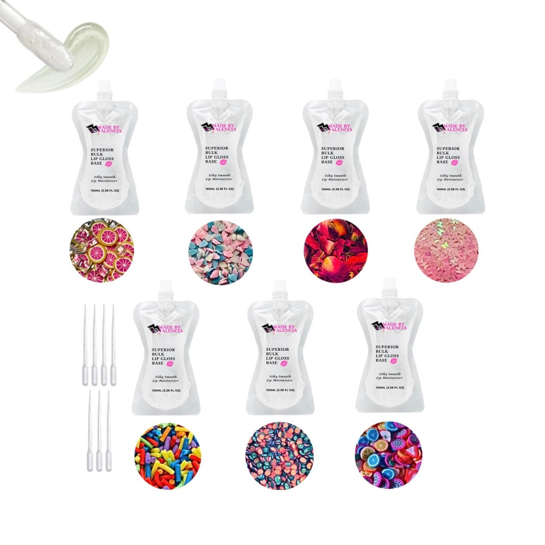 Lip Gloss Base | Charm'N Party Bundle - Made By Valencia 