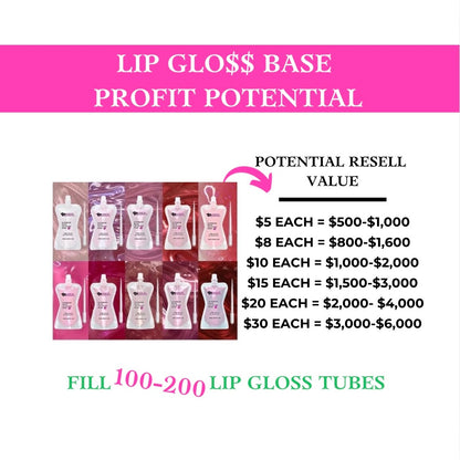 Lip Gloss Base | Pink Bundle