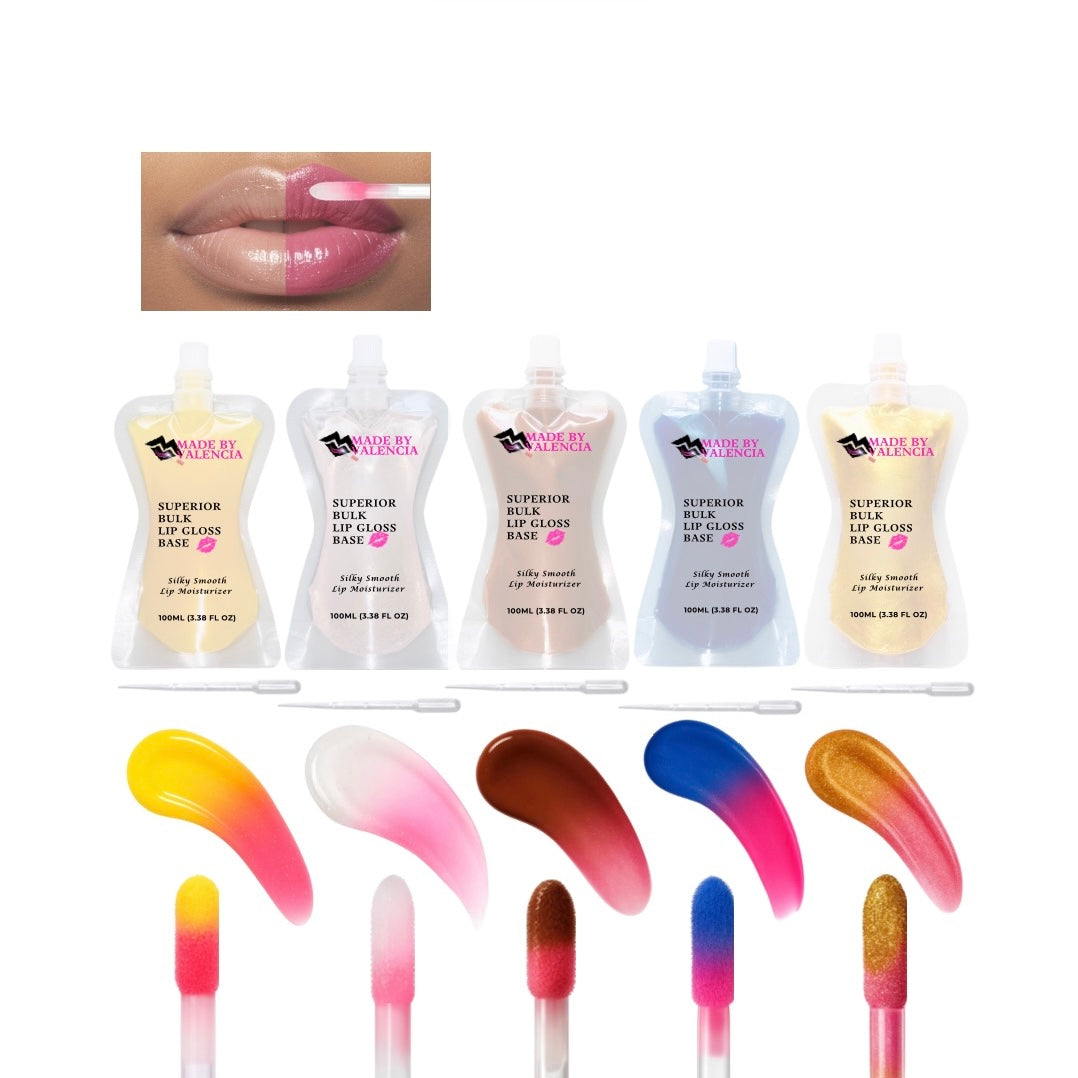 Lip Gloss Base | Color Changing Bundle - Made By Valencia 