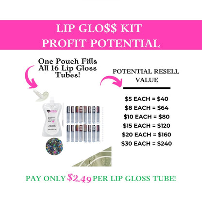 Lip Gloss Kit | Pretty Charm - Made By Valencia 
