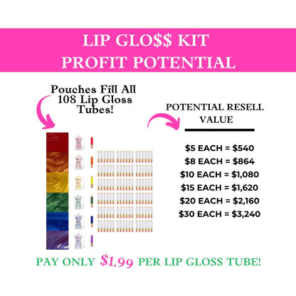 Lip Gloss Kit | Colored Pencils Fundraising Bundle - Made By Valencia 