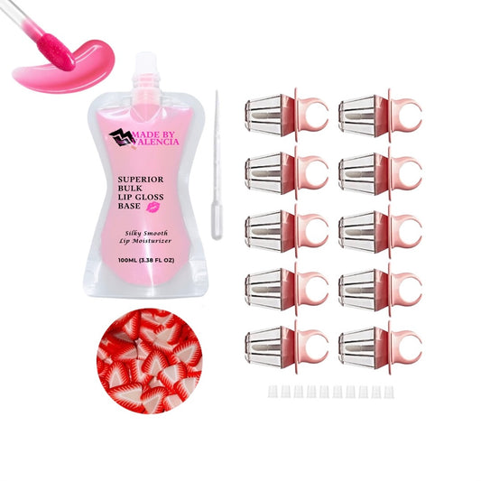 Lip Gloss Kit | Pink Strawberry Ring