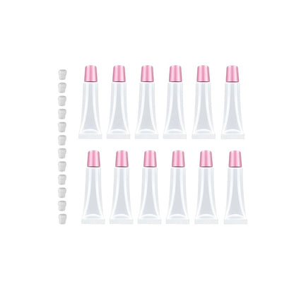 Small Pink Lip Gloss Squeeze Tube Bundle | 12 Empty | 8mL - Made By Valencia 