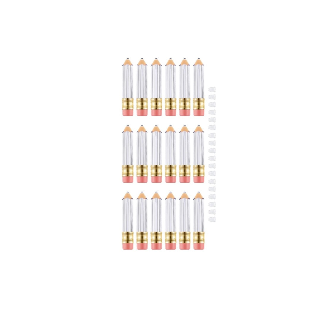 Pencil Lip Gloss Tube Bundle | 18 Empty | 5mL - Made By Valencia 