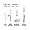 How to fill a lip gloss tube with a syringe