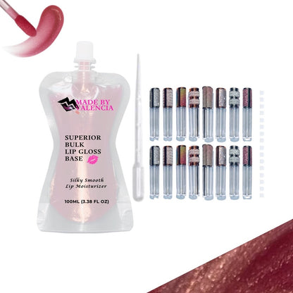 Pretty Lip Gloss Kit | Base - Made By Valencia 