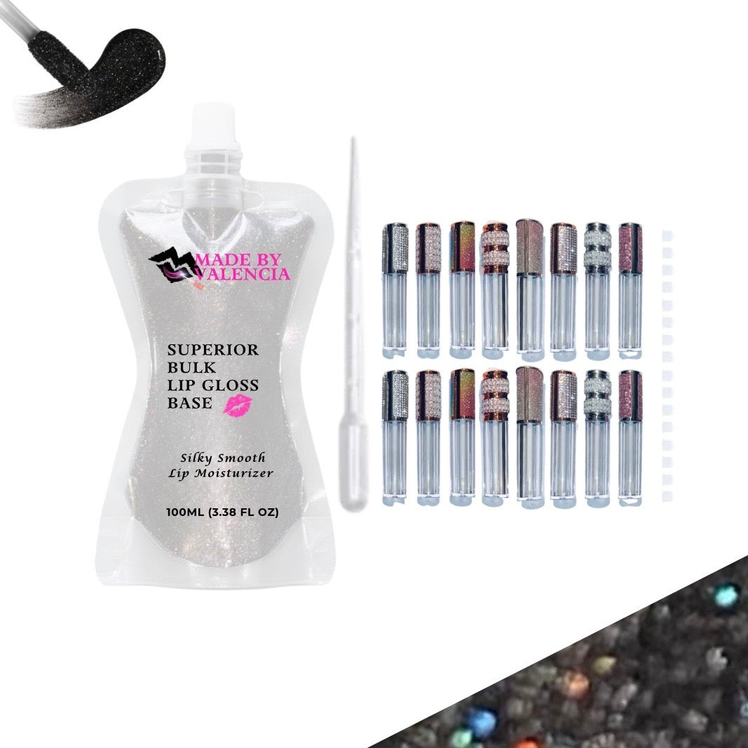 Pretty Lip Gloss Kit | Base - Made By Valencia 