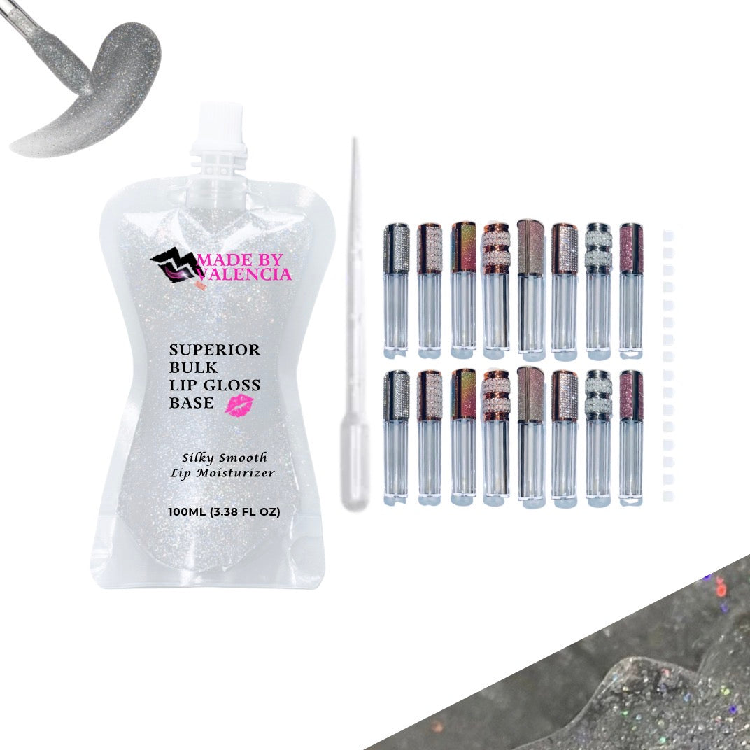 Pretty Lip Gloss Kit | Base - Made By Valencia 
