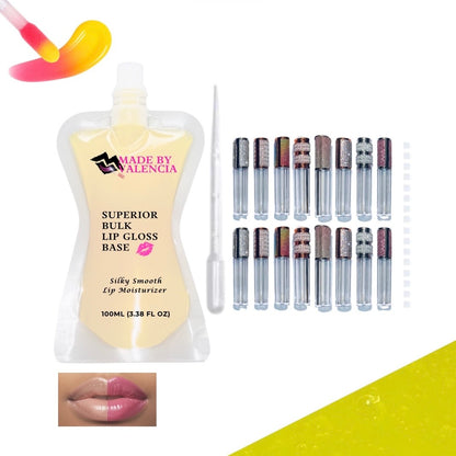 Pretty Lip Gloss Kit | Base - Made By Valencia 