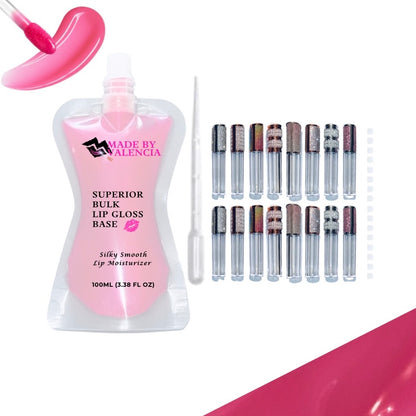 Pretty Lip Gloss Kit | Base - Made By Valencia 