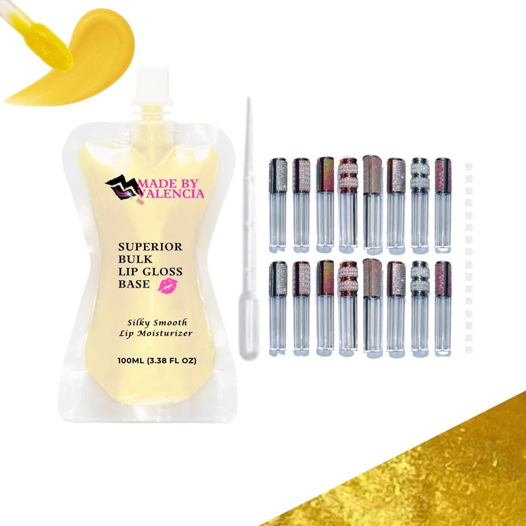 Pretty Lip Gloss Kit | Base - Made By Valencia 
