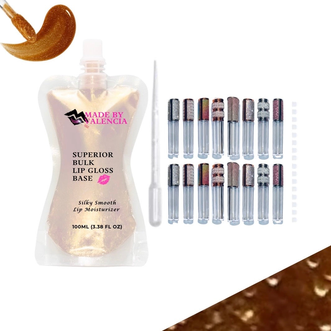 Pretty Lip Gloss Kit | Base - Made By Valencia 