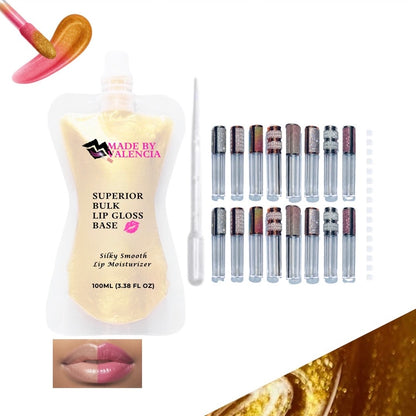 Pretty Lip Gloss Kit | Base - Made By Valencia 
