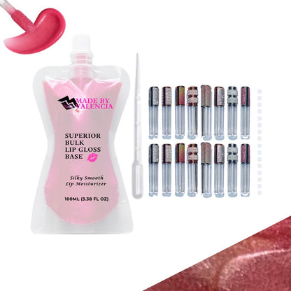 Pretty Lip Gloss Kit | Base - Made By Valencia 