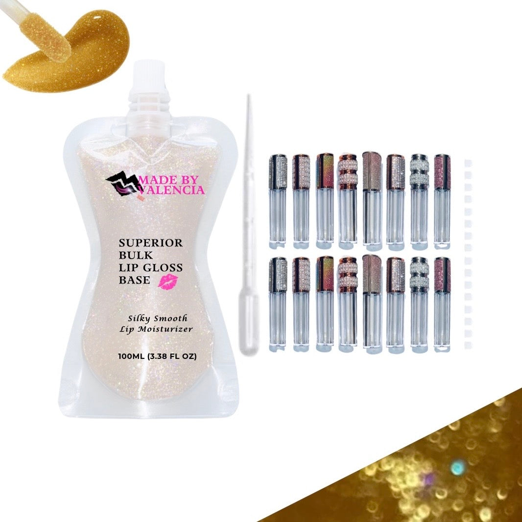 Pretty Lip Gloss Kit | Base - Made By Valencia 
