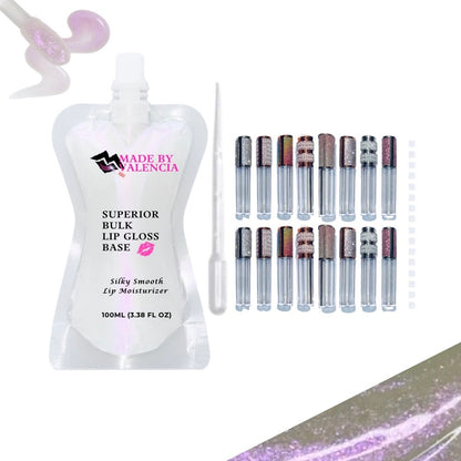 Pretty Lip Gloss Kit | Base - Made By Valencia 