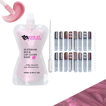 Pretty Lip Gloss Kit | Base - Made By Valencia 