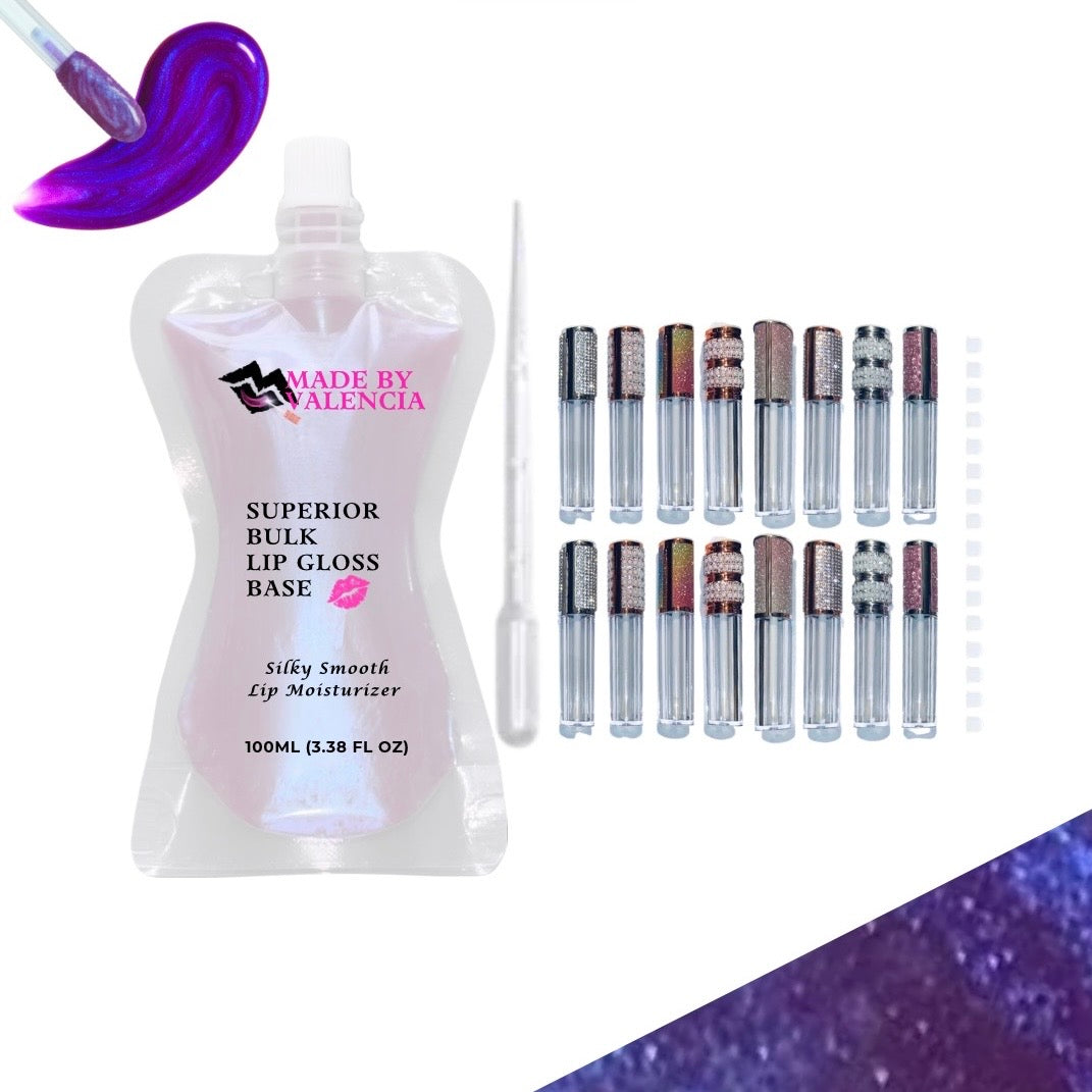 Pretty Lip Gloss Kit | Base - Made By Valencia 