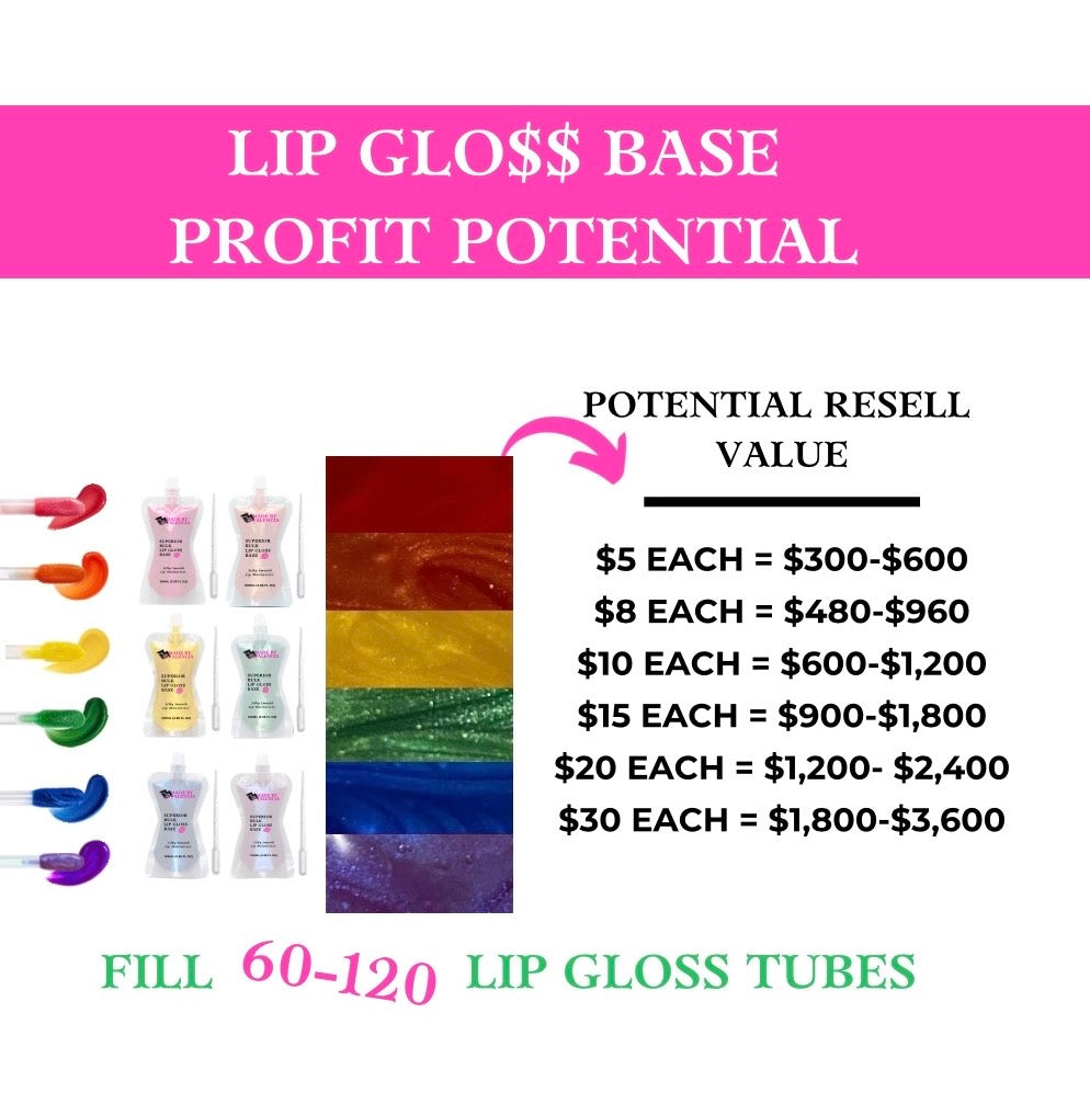 Lip Gloss Base | Rainbow Bundle