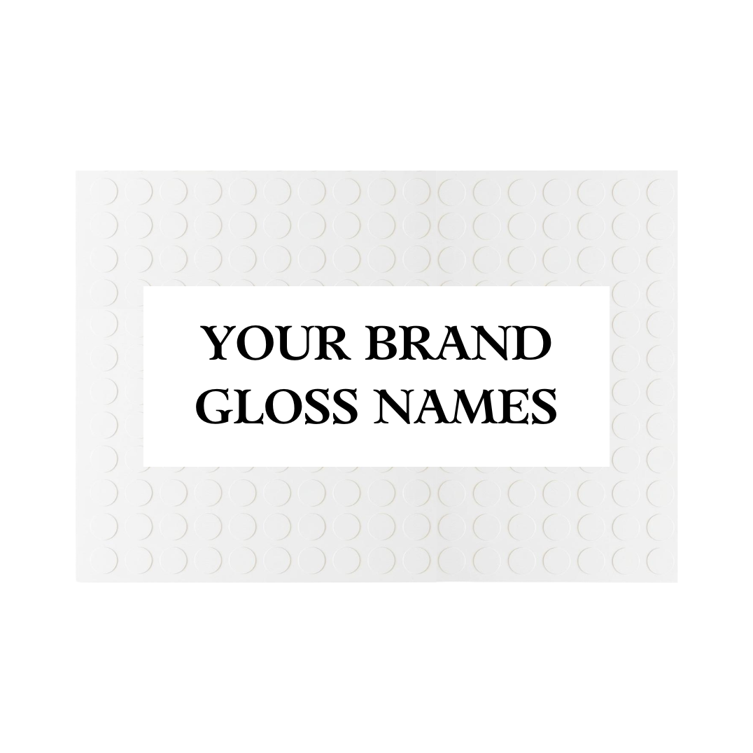 204 Lip Gloss Name Labels