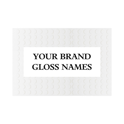 204 Lip Gloss Name Labels