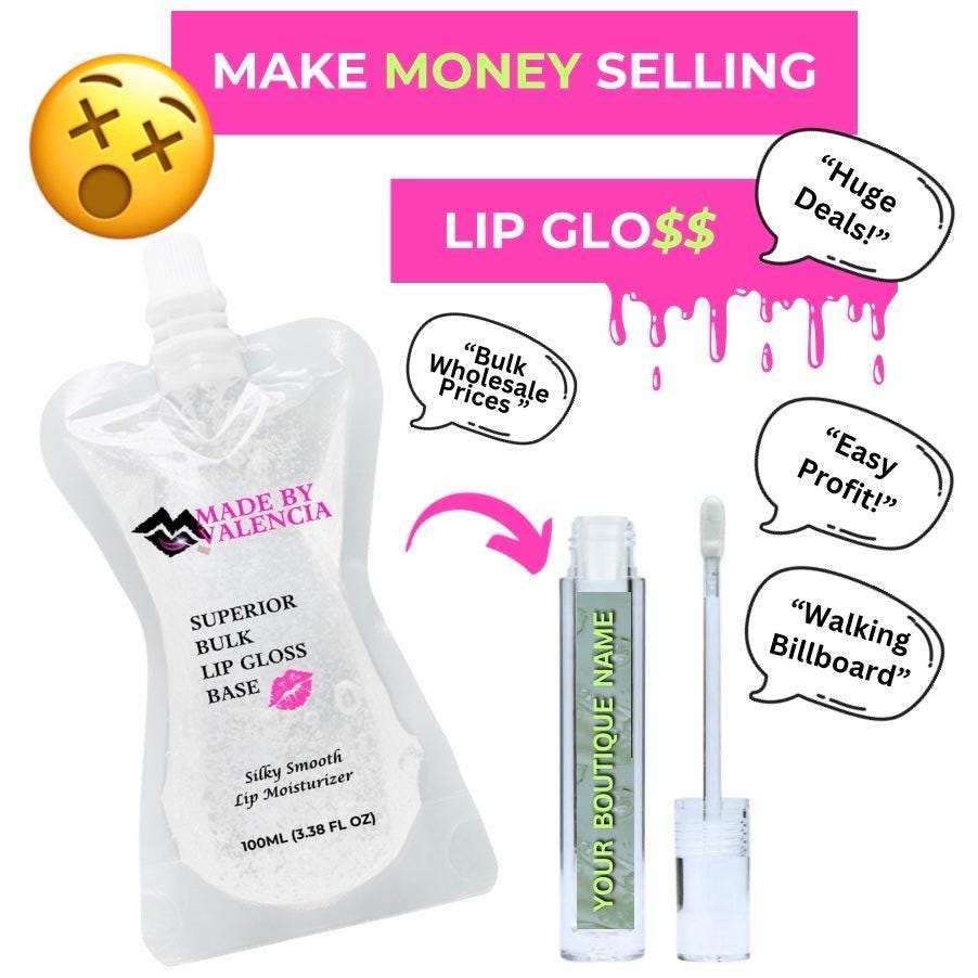 Make money selling wholesale lip gloss. Easy Profit. Huge Deals. Bulk wholesale prices.