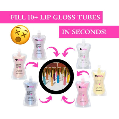 Fill your own lip gloss tubes in seconds. Learn how to start your own business and become an entrepreneur.